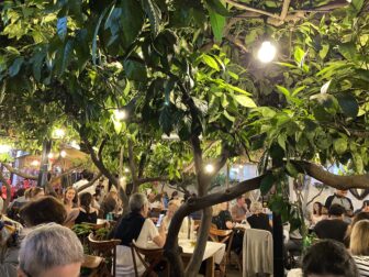 Oda Garden, the outdoor restaurant in Tirana, Albania