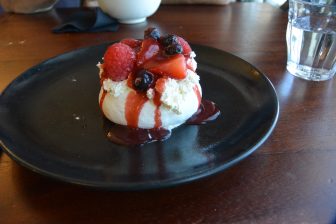 Pavlova of Trafalgar Tavern, a pub in Greenwich in London