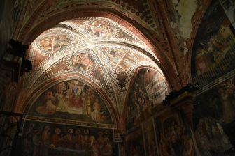 the Chapel of St. Catherine in the Colleagiate Church in Castell'Arquato in Italy