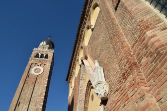 the bell tower of cathedral and the church of San Martino