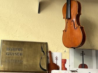 A violin maker who is also a good talker
