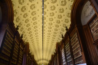 イタリアのパルマにあるパラッツォ・デッラ・ピロッタ内のパラティーナ図書館