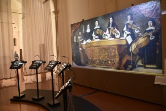 イタリアのエミリア・ロマーニャ州、カルピにあるパラッツォ・デイ・ピオ内の展示