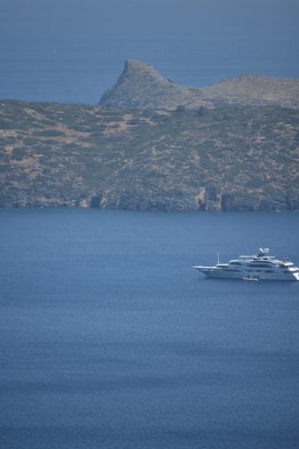 the view from the car park, the destination of the Trenino trip from Agios Nikolaos on Crete, Greece