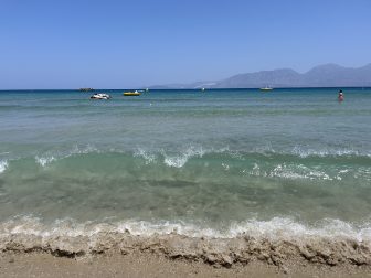 Our beach day ended with only a sunburn