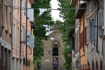 イタリアのエミリア・ロマーニャ州にある町、サン・セコンド・パルメンセの街並み