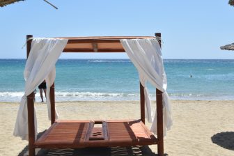 at Vai Palm Beach, one of the destinations of our eastern Crete tour in Greece