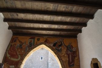 クレタ島東部の裕福なトップルー修道院の中庭