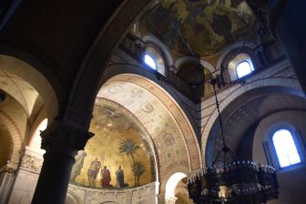 interior of Saint-Martin-d'Ainay in Lyon, France