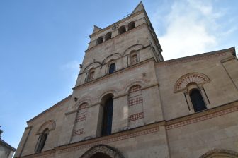 the exterior of Saint-Martin-d'Ainay in Lyon, France