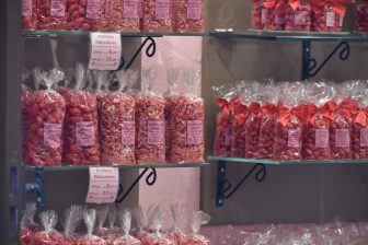a shop of Praline Rose in Lyon, France