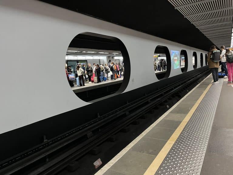 Lyon metro station
