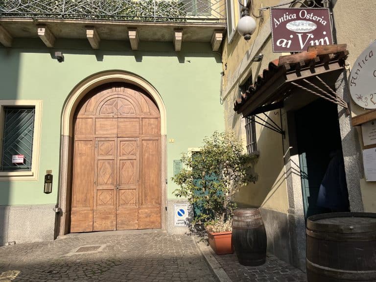 In Novara, where we went to see the ballet