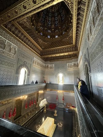 the Mausoleum of Mohammed V in Rabat, Morocco