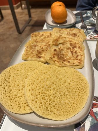 モロッコの首都ラバトで泊まったリヤド・ジオの朝食