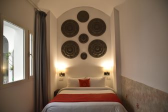 モロッコの首都ラバトの宿、リヤド・ジオの部屋