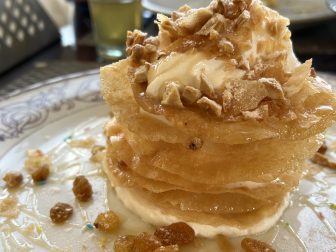 the dessert called Jawhara we had in Marrakesh, Morocco