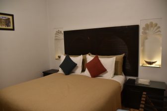 モロッコのマラケシュにある宿、Bahia Salam の部屋