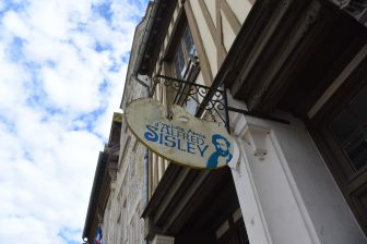 a sign of Sisley in Moret-sur-Loing in France