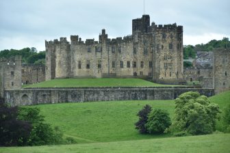 the Alnwick Castle, one of the largest residential castles in England