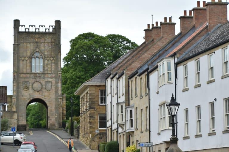 In the town of Alnwick