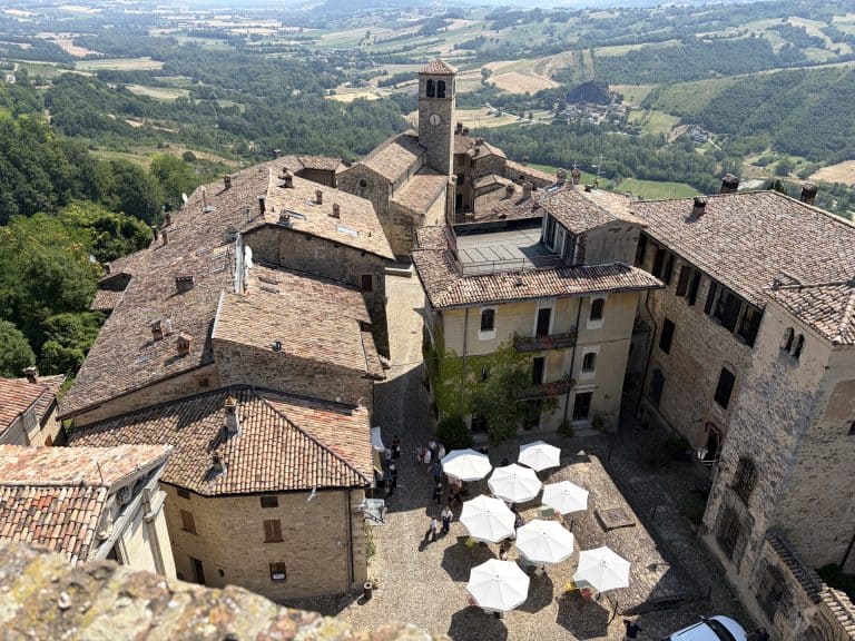 Vigoleno, a tiny, charming village