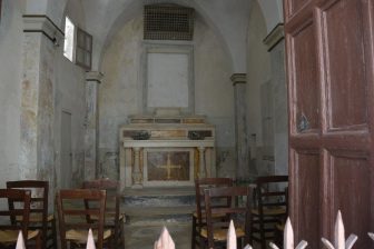 a private chapel in Maglie in Apulia, southern Italy