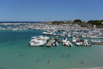 the sea view of Otranto in Apulia, southern Italy
