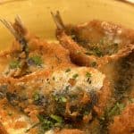 the anchovy dish of Marinero, a restaurant in Otranto, southern Italy