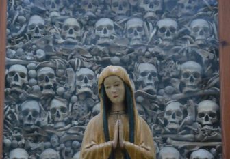 in a chapel in the Otranto Cathedral in Apulia, southern Italy