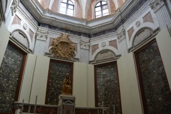 the chapel with bones in the Otranto Cathedral in Apulia, southern Italy